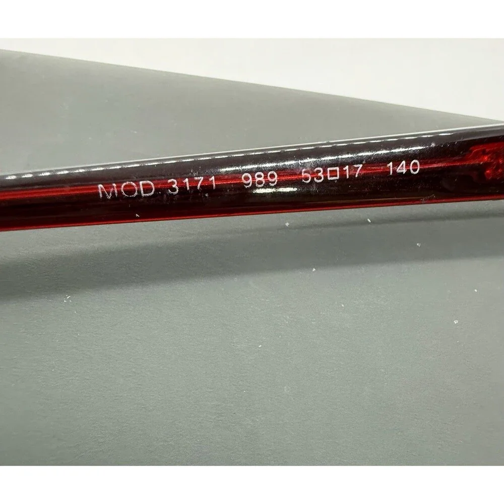 Versace Eyeglasses 3152 518 53-17-140 Full Rim & Hard Case Case Made‎ In Italy